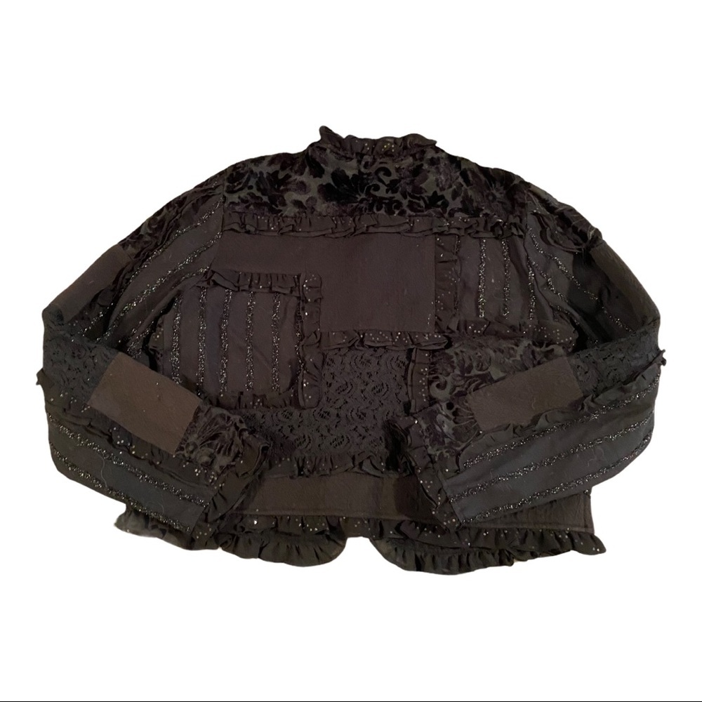 Vintage SANDY STARKMAN patchwork western embellis… - image 1